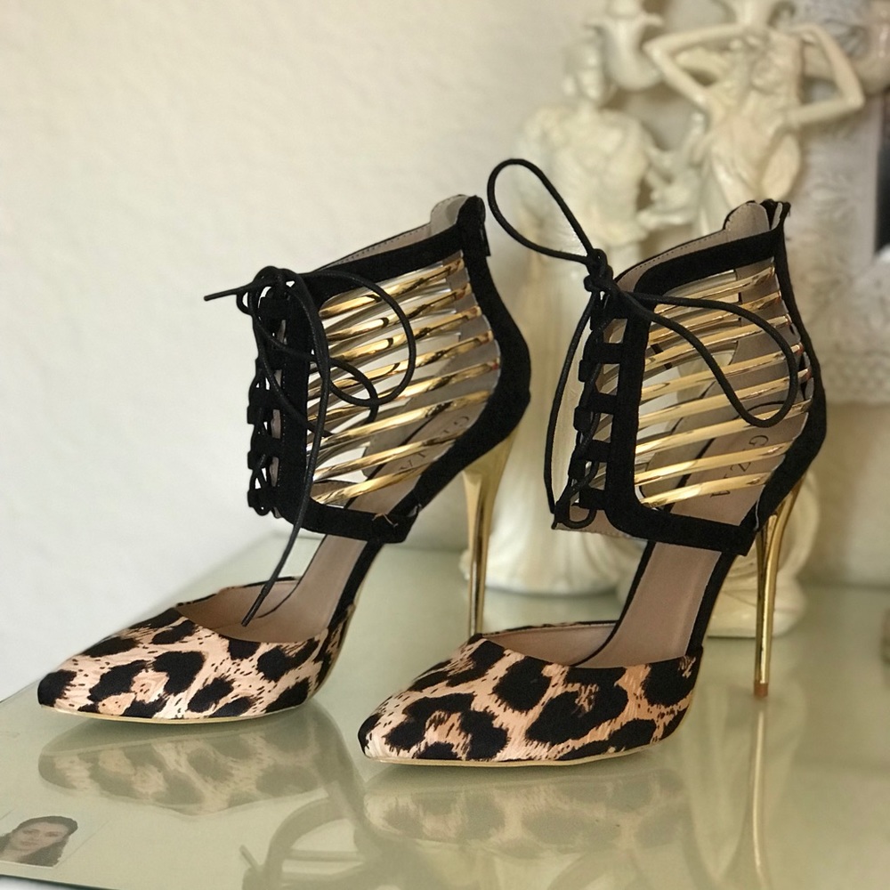 Leopard Print Heels - image 2